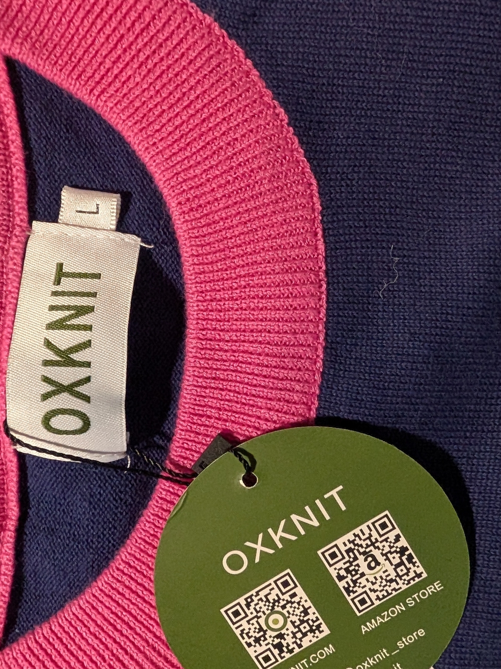 NWT Womens Oxknit Navy And Pink Retro Planet Graphic Short Sleeve Top - Picture 4 of 5